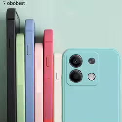 Funda Silicona Xiaomi Redmi Note 13 Pro 4G 5G – Marco Cuadrado Mate