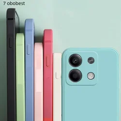 Funda Silicona Xiaomi Redmi Note 13 Pro 4G 5G – Marco Cuadrado Mate