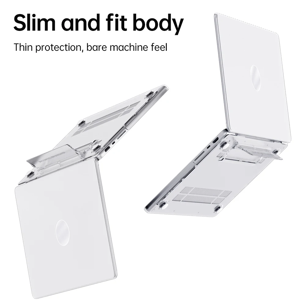 Funda plegable mate para portátil Macbook Air 13,6 M4 15 M3 Mac Book Pro 13 M1 M2 14 16 pulgadas 2025, accesorio de funda dura - imagen 5