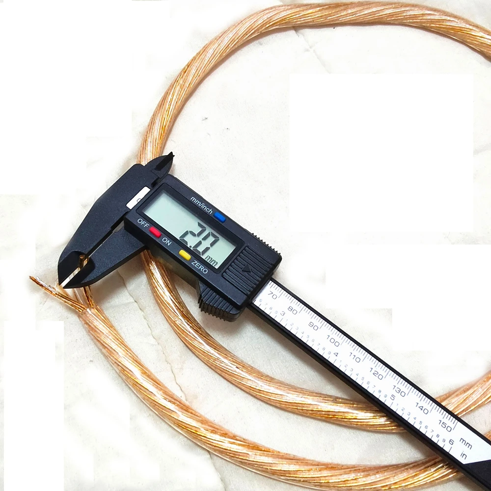 Higi Audio Golden 9MM OFC plateado 8 núcleos 1mm Xlr/Rca Cable de señal a granel para amplificador de Audio Cable de señal de altavoz - imagen 5