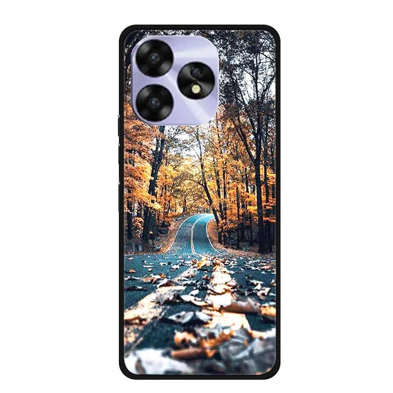 Para UMIDIGI A15 A15C funda animales silicona suave TPU contraportada fundas de teléfono para UMIDIGIA15 6,70 "Protector fresco Shell de lobo Coque - imagen 4