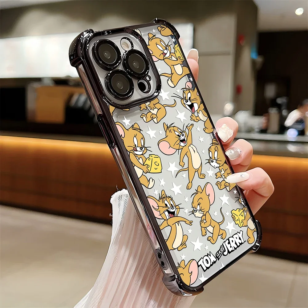 Funda bonita Toms y JerrPlating para Samsung S24 S23 S22 S21 S20 FE Note20 Plus Ultra Lite 5G, funda protectora anticaída a prueba de golpes - imagen 5