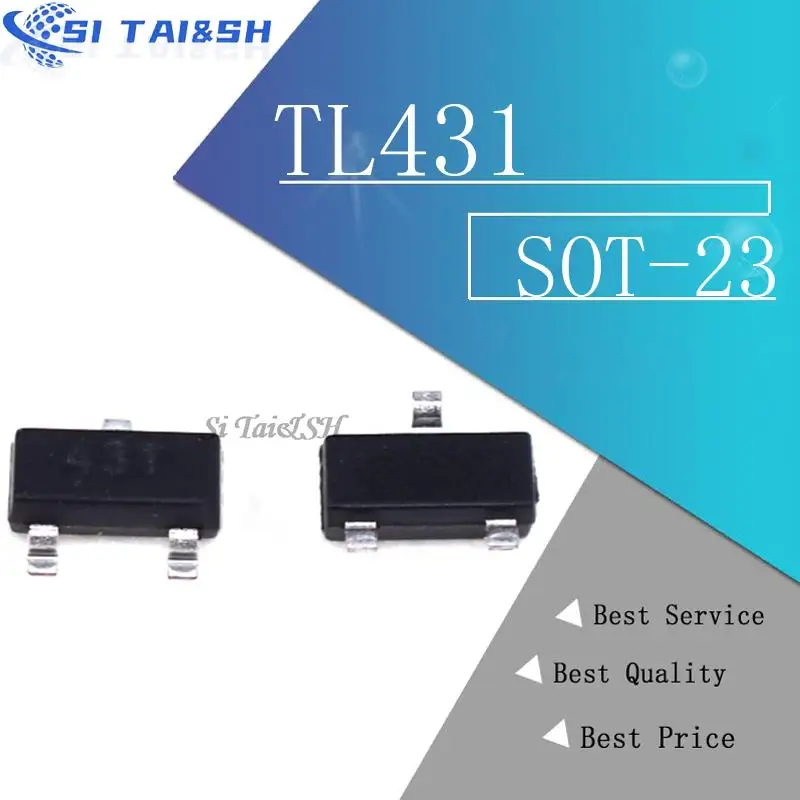 Nuevo regulador de voltaje IC, 50 piezas, TL431 SOT TL431A SOT-23 431 TO-92 TL431ACDR SOP-8 SOP SMD