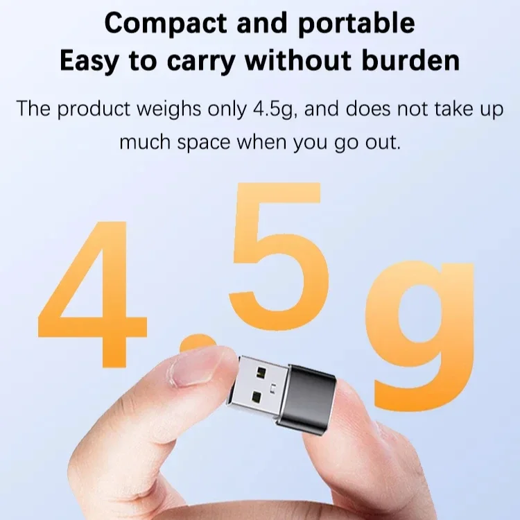 Adaptador OTG USB C hembra a USB A macho, sincronización de datos de carga rápida, Compatible con MacBook Pro Air iPad Surface Galaxy, 1-6 uds. - imagen 5