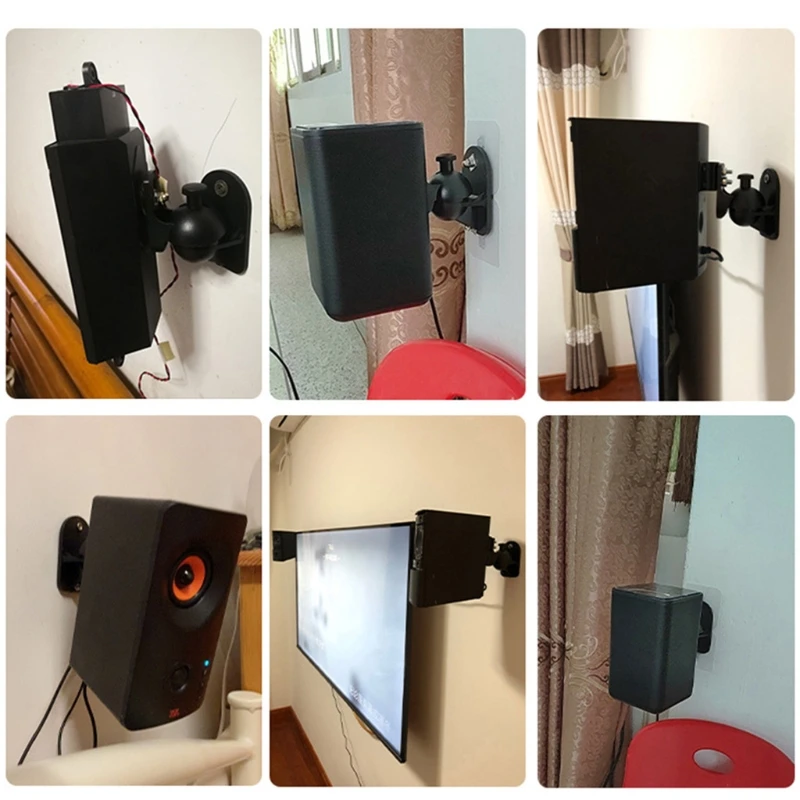 Abrazadera ajustable de montaje en techo para altavoz satélite K1KF, soporte de montaje en pared Universal con giratorio y rotación de ángulo de inclinación