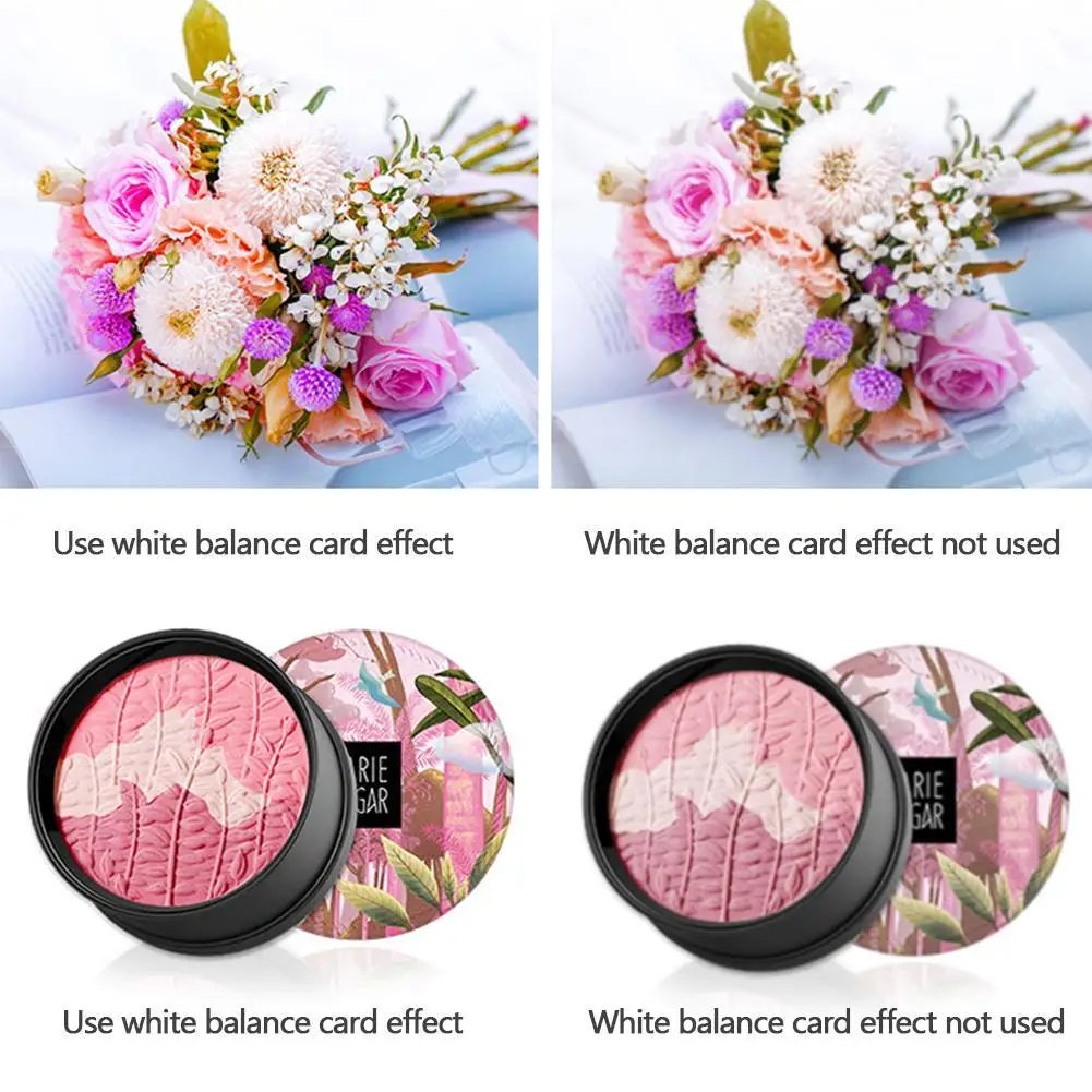 Tarjeta de equilibrio de blanco gris 2 en 1, 12 '', 30CM, 18%, tarjeta de equilibrio de blanco, Mini tarjeta gris, calibración fotográfica, comprobador de cámara DSLR - imagen 5
