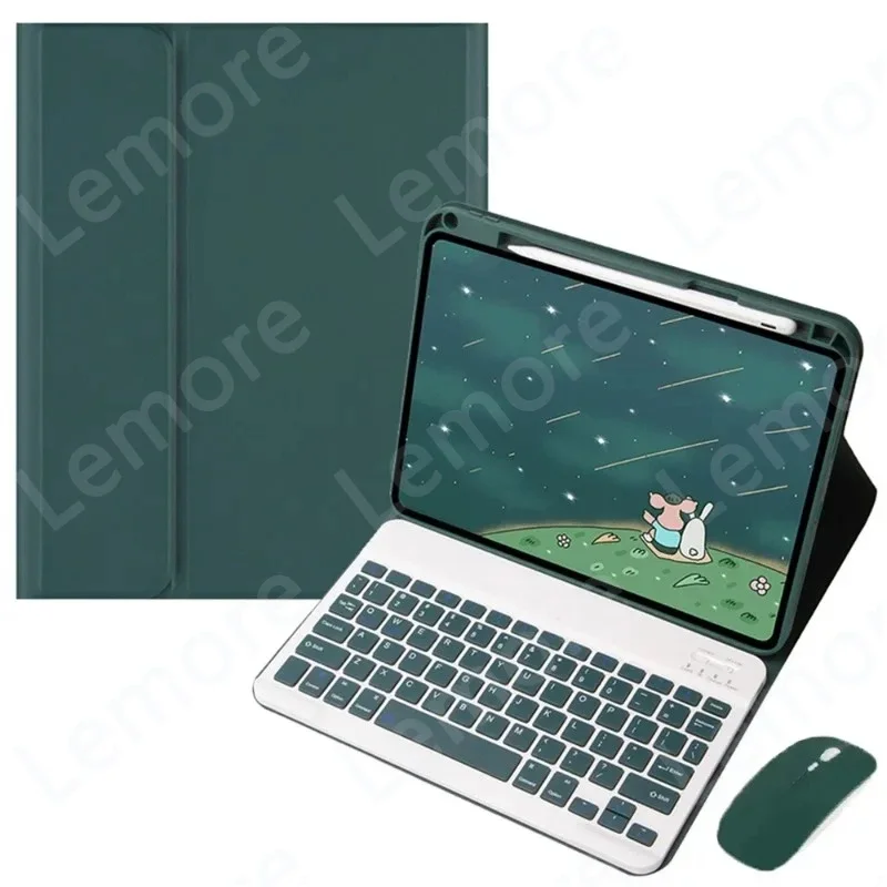 Teclado español ruso para Xiaomi Poco Pad M1, funda con ranura para lápiz, funda con soporte para POCO Pad M1, funda de 12,1 pulgadas 2025 - imagen 4