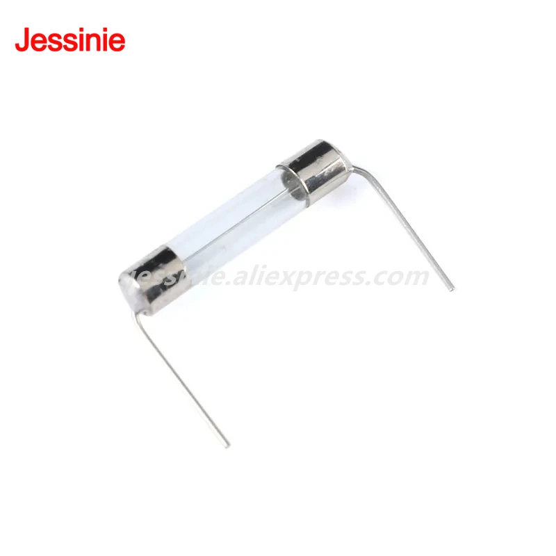 10 Uds 5x20 6x30 fusible de tubo de vidrio de soplado rápido con Pin 5*20mm 6*30mm 1A 2A 3A 4A 5A 6.3A 10A 12A 15A 20A 250V - imagen 4