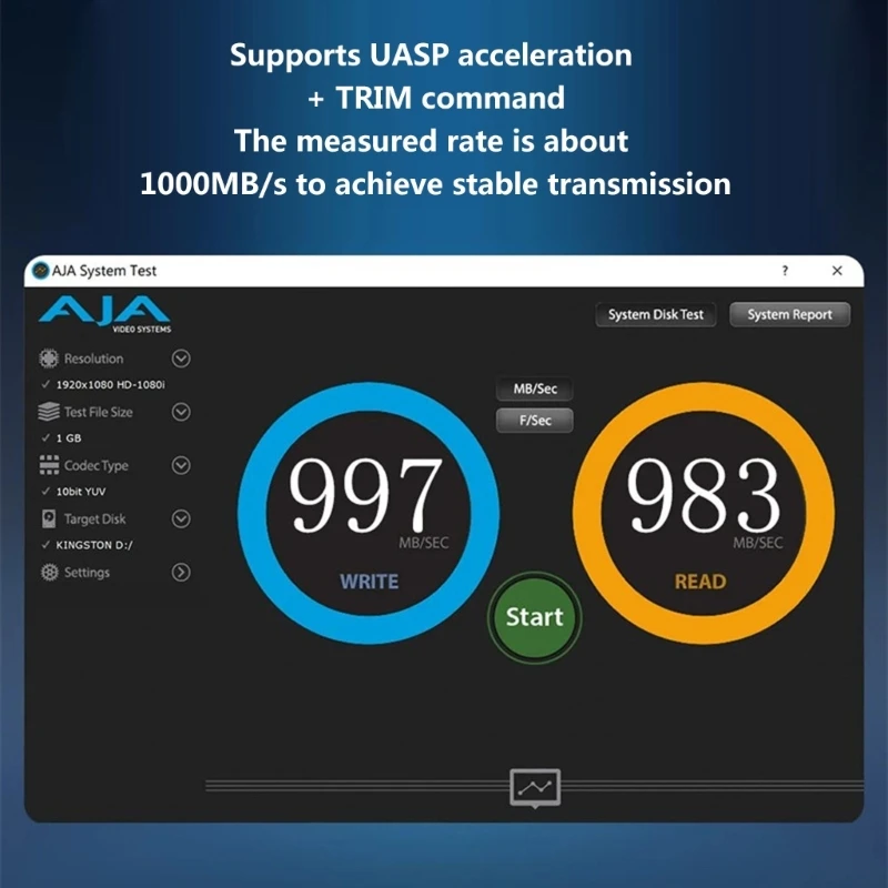 Carcasa de unidad de estado sólido externa ultrarrápida, se conecta cómodamente a dispositivos tipo C para una transferencia rápida de datos - imagen 4
