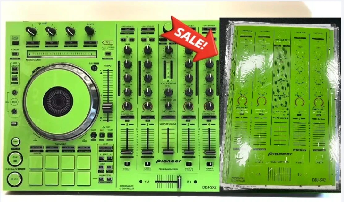 Controlador de pieles de película Pioneer DDJSX2 asociado DDJ-SX2 película protectora pegatina cepillado de la piel. ¡No controlador de DJ! - imagen 4