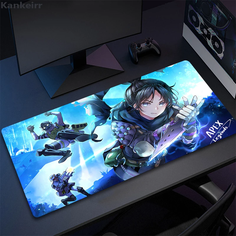 Apex Legends-alfombrilla de ratón para ordenador, alfombrilla de escritorio antideslizante para Gamer, XXL, personalizada, novedad - imagen 5