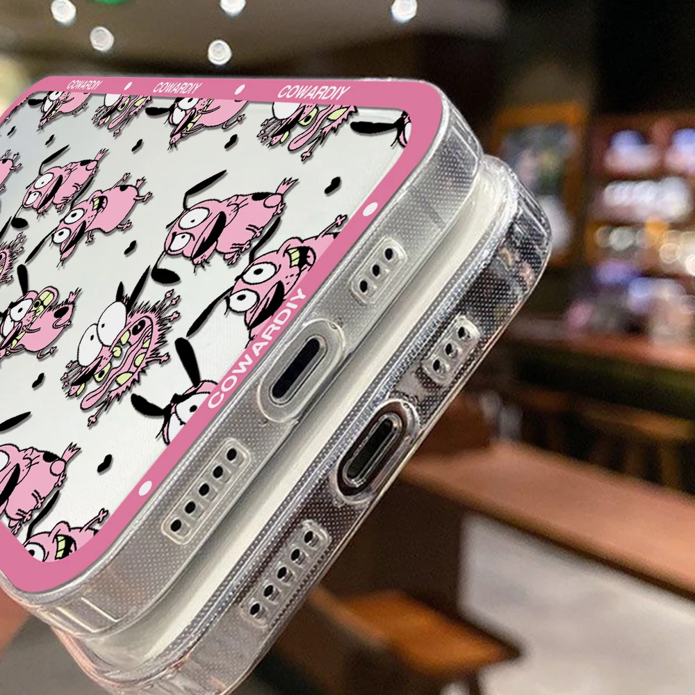 Funda de teléfono con dibujos animados para Samsung, carcasa transparente con diseño de perro cousmoso png para modelos S24, S23, S22, S21, S20, S10 FE, Note20, Note10 Plus, Ultra Lite 5G - imagen 5