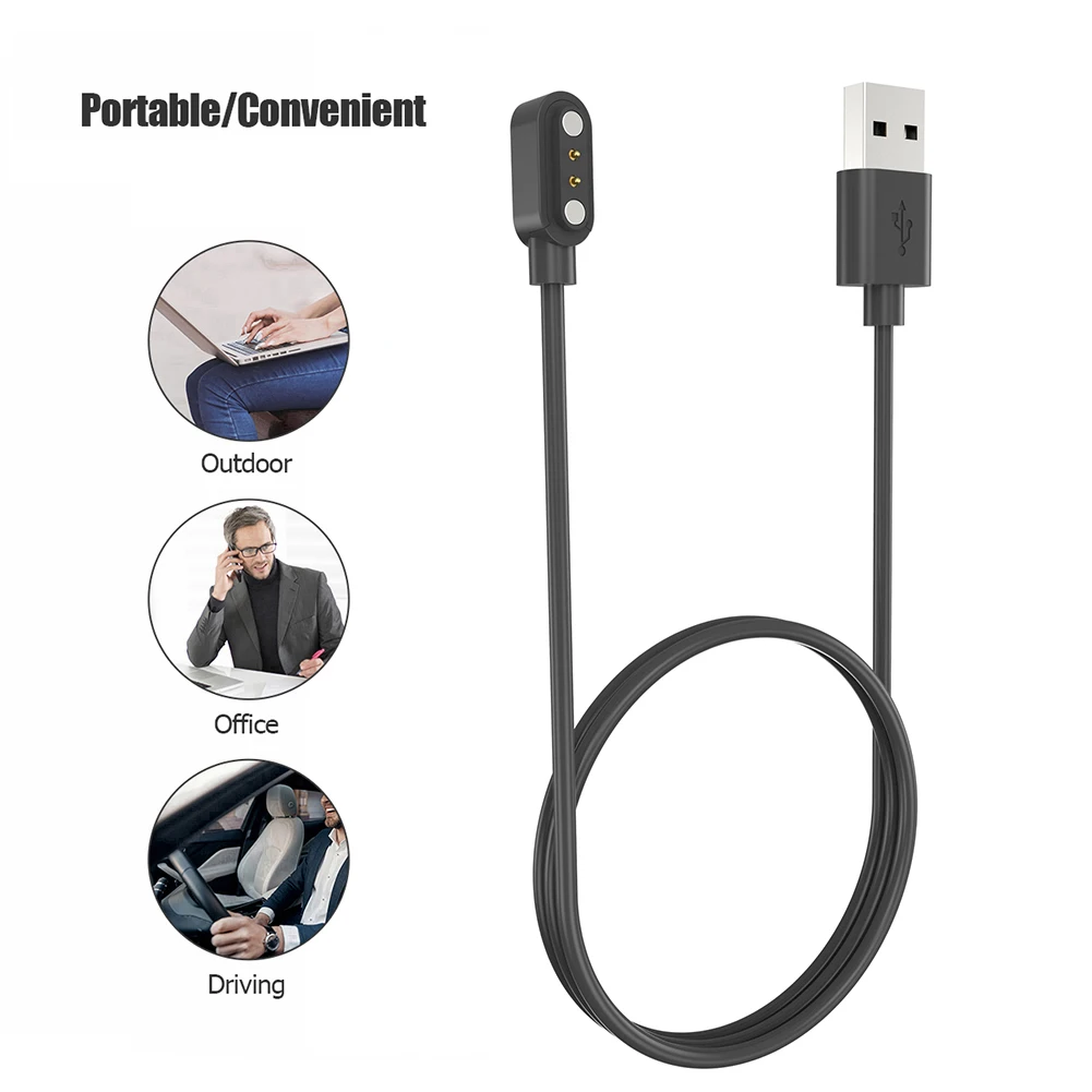 Cargador de reloj inteligente, Cable de carga magnético para HAYLOU Watch 2 Pro(LS02 Pro)/Solar Lite, Cable de línea de carga USB, accesorios de reloj - imagen 5