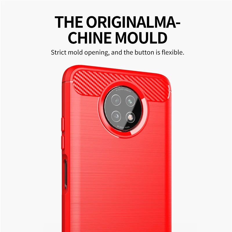 Para Xiaomi Redmi Note 9T 5G funda a prueba de golpes parachoques fibra de carbono suave silicona teléfono contraportada Redmi Note 9 T Pro 9T funda - imagen 5