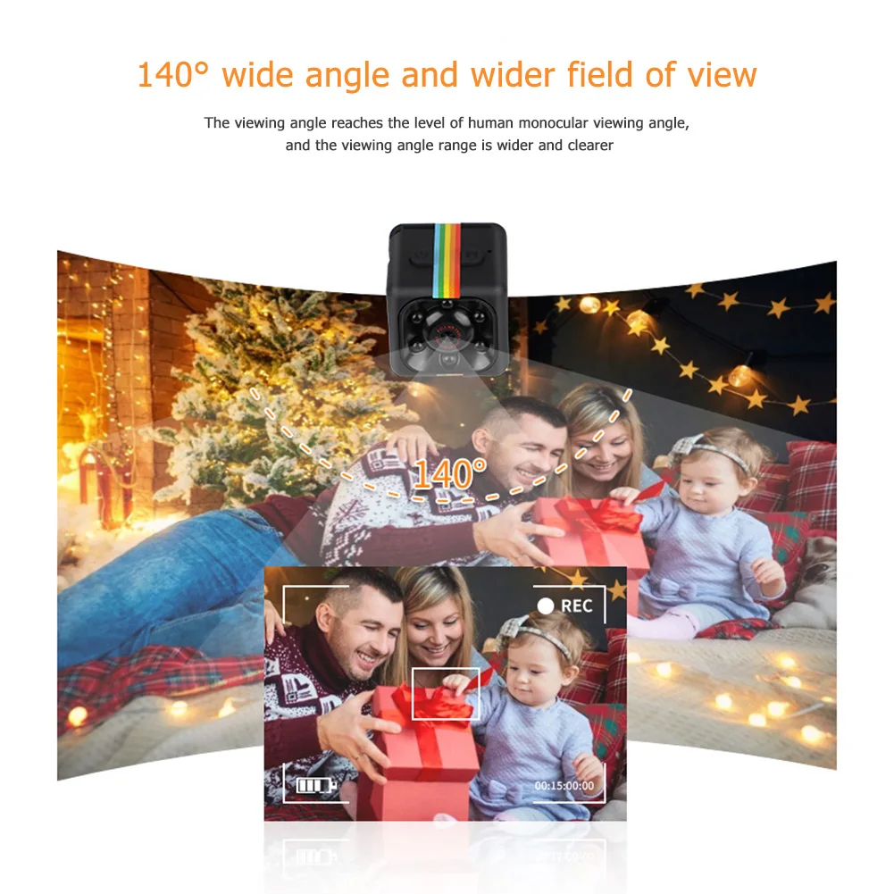 Grabadora de vídeo cámara de red 2MP Monitor de bebé Full HD 960P Mini cámara de visión nocturna deporte DV grabadora de vídeo videocámara - imagen 4