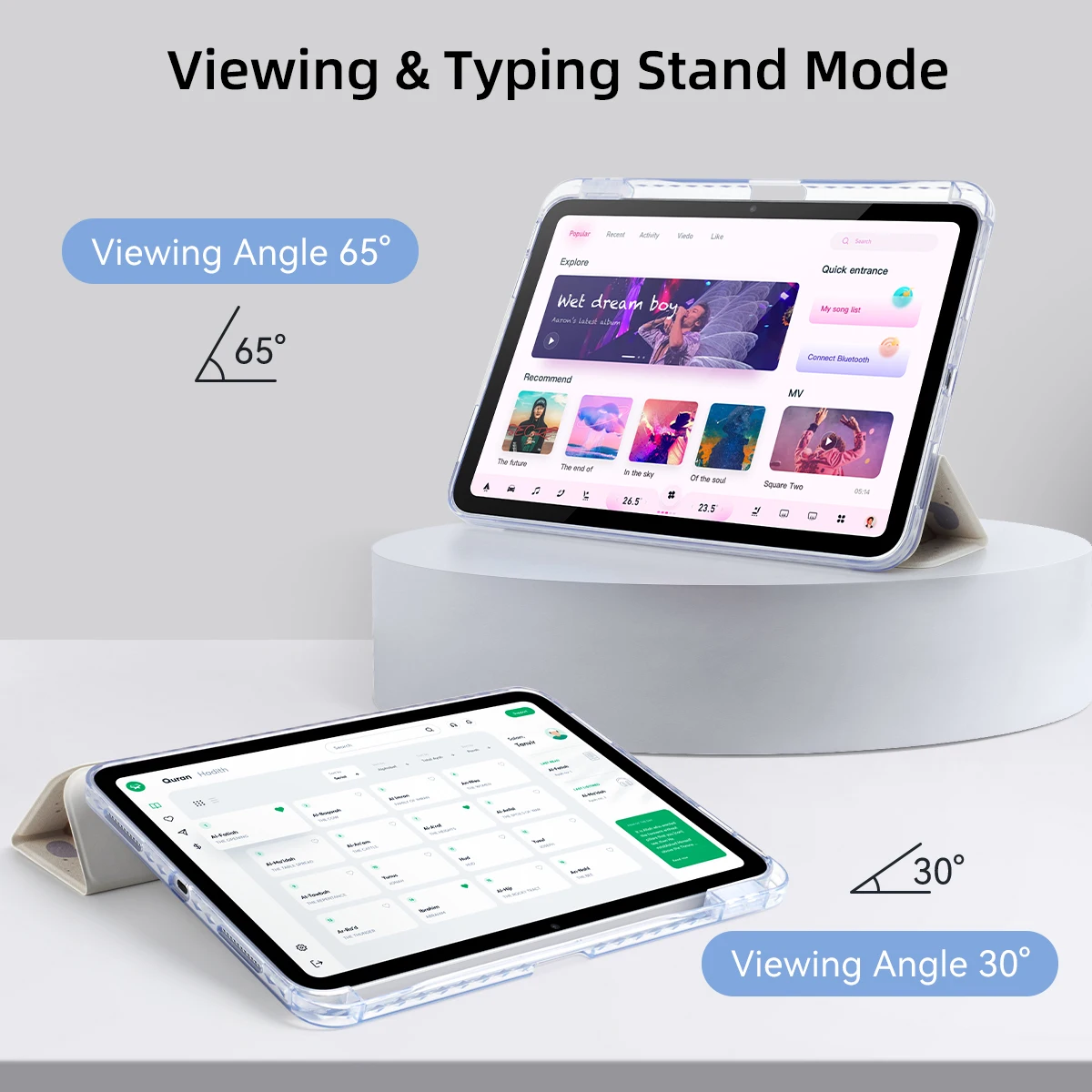 For iPad 11th A16 Pro Air 13 11 M3 M2 M4 Funda Cover For iPad 2025 12.9' 9 8 7 6 5 4 10 Th Mini 7 6 Magnetic Detachable Cover - imagen 4