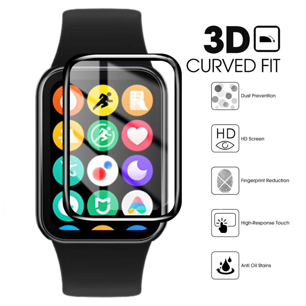 Película 3D de PMMA para Xiaomi Mi Band 8 Pro, Protector de pantalla para Xiaomi Mi Band 8 Pro, Mi Band 8Pro, 2 uds. - imagen 5