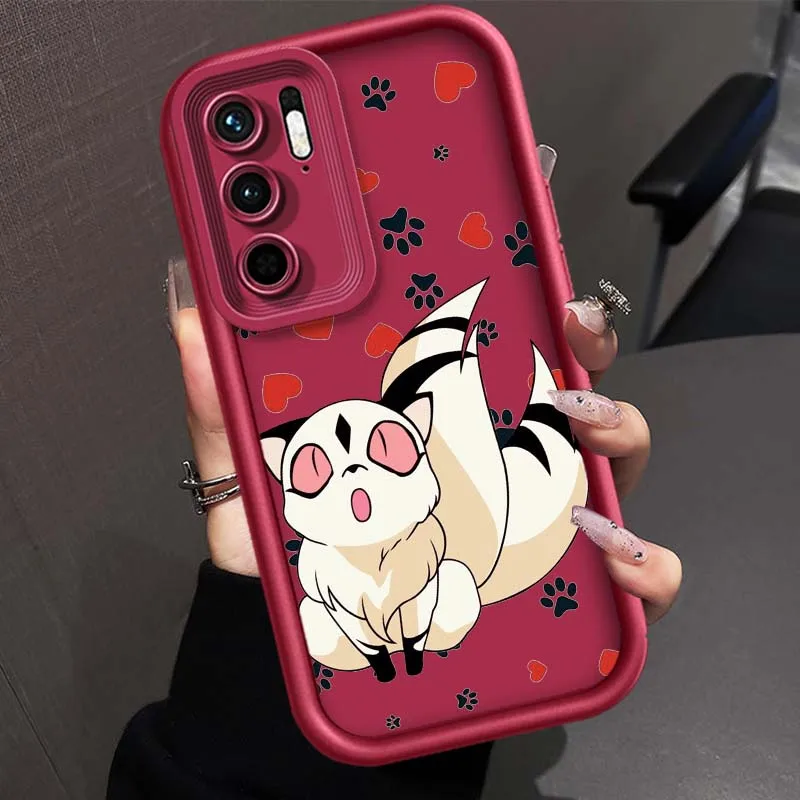 Funda de Anime Inuyasha Kirara para Redmi Note 11 10 9 8 7 11S 11E 10T 10S 9S 11T Pro Plus 5G funda de teléfono con escalera ocular - imagen 3