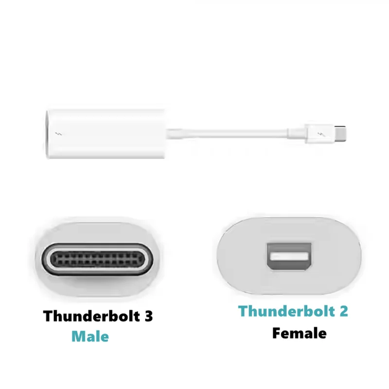Adaptador Thunderbolt 2 3 a FireWire 800 Thunderbolt a RJ45 Fire 1394B adecuado para ordenadores Mac equipados con puerto Thunderbolt - imagen 3