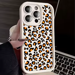 Google Pixel 9 Pro XL Funda Silicona Anticaída – Diseño Leopardo Retro