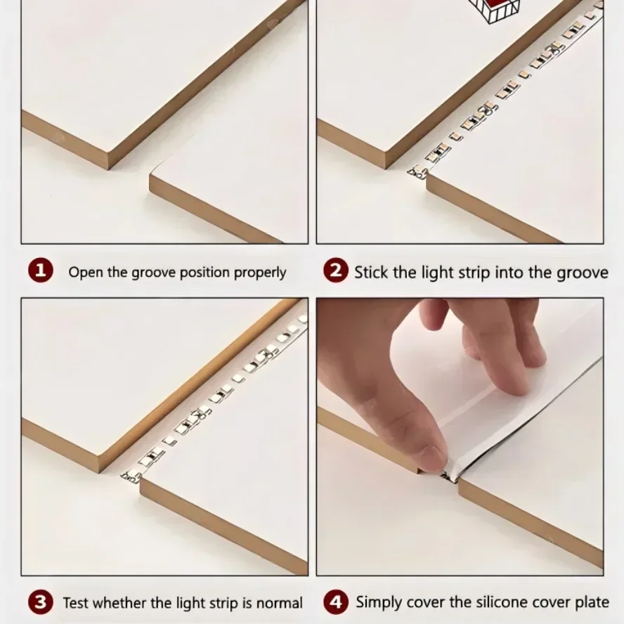 Tubo de Gel de sílice de 3-12mm, alta transmitancia, 10m, luminoso, Flexible, cortable, impermeable, funda suave de silicona para tira de luz LED - imagen 5