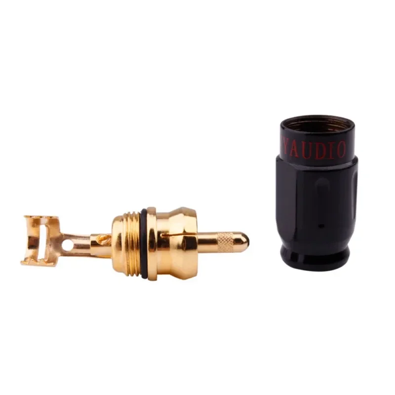 Conector Jack RCA, conectores macho, Terminal de altavoz, conectores de Audio para amplificador, sistema de sonido de cine en casa, electrónica de consumo - imagen 5