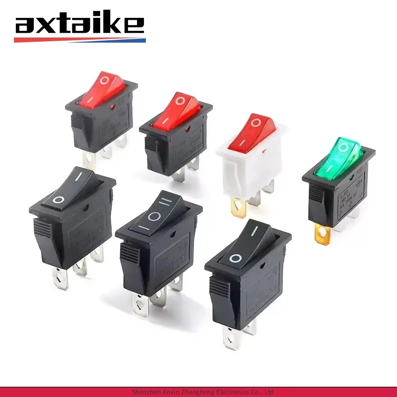 5 uds KCD3 interruptor basculante ON-OFF ON-OFF-ON 2/3 posiciones 2/3 pines equipo eléctrico con interruptor de alimentación de luz 16A 250V / 20A 125V AC