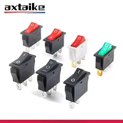 5 uds KCD3 interruptor basculante ON-OFF ON-OFF-ON 2/3 posiciones 2/3 pines equipo eléctrico con interruptor de alimentación de luz 16A 250V / 20A 125V AC