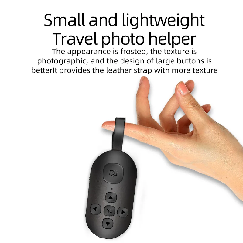 Mando a distancia Bluetooth 5,0, botón controlador inalámbrico para teléfono móvil, Selfie, disparador, Tik Tok, giro de página de libro electrónico - imagen 5