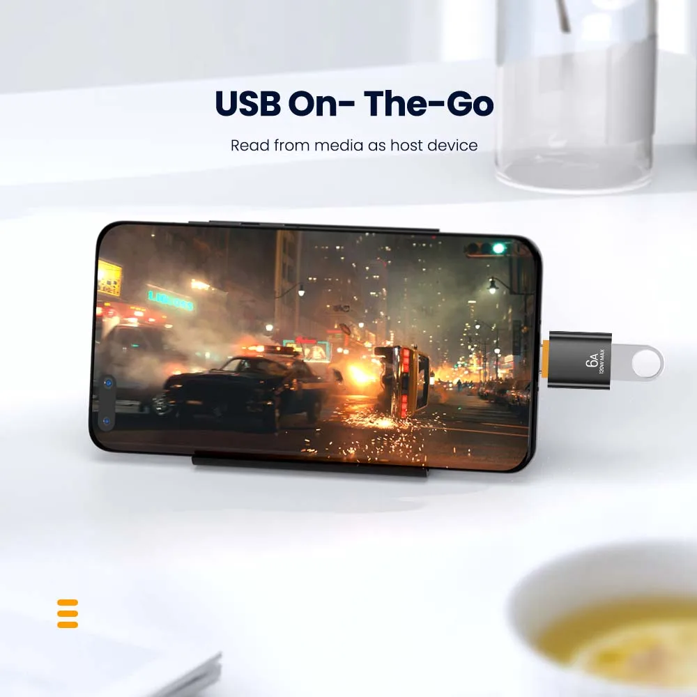 Elough Adaptador USB 3.0 Macho a USB-C Hembra OTG - imagen 4