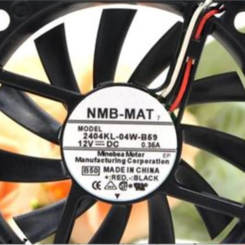 60mm para NMB 2404KL-04W-B59 6010 60mm 6cm DC 12V 0.35A ventilador de refrigeración inversor de servidor - imagen 2