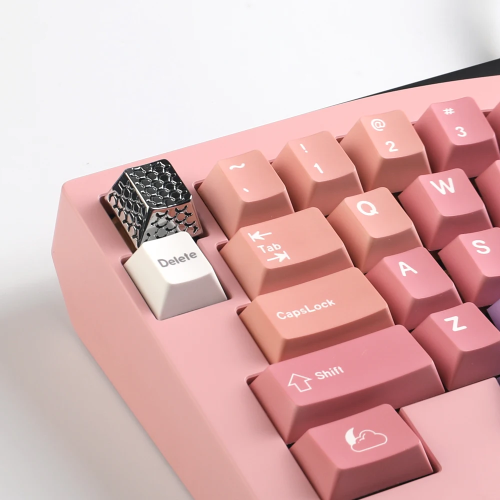 Tecla translúcida de malla ESC Honeycomb R4, accesorio de Metal hueco con personalidad para Teclado mecánico de juegos - imagen 5