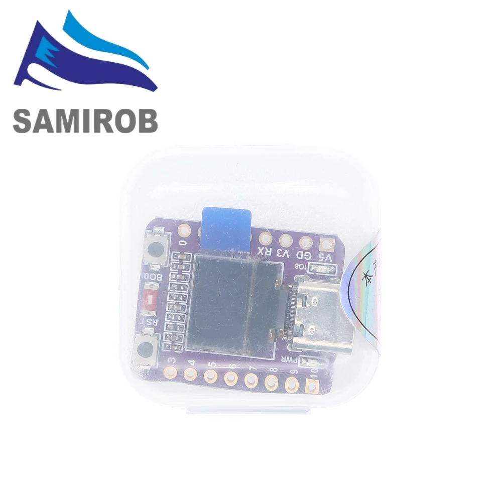 Placa de desarrollo OLED SAMIROB ESP32-C3, antena cerámica ESP32, placa de desarrollo supermini, wifi, Bluetooth, pantalla de 0,42 pulgadas - imagen 5