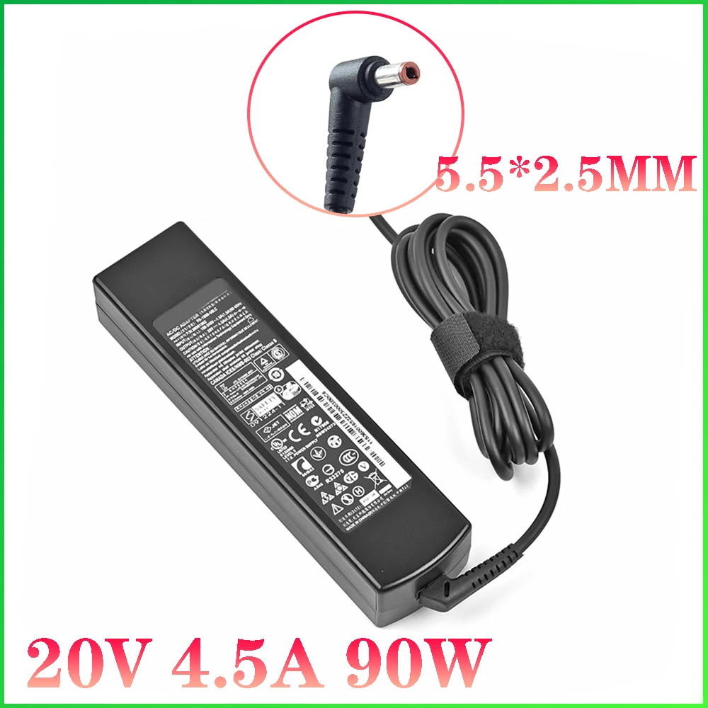 20V 4.5A 5,5*2,5mm para Lenovo IdeaPad G570 G580 G770 cargador adaptador para ordenador portátil 15,6 pulgadas serie G fuente de alimentación para portátil