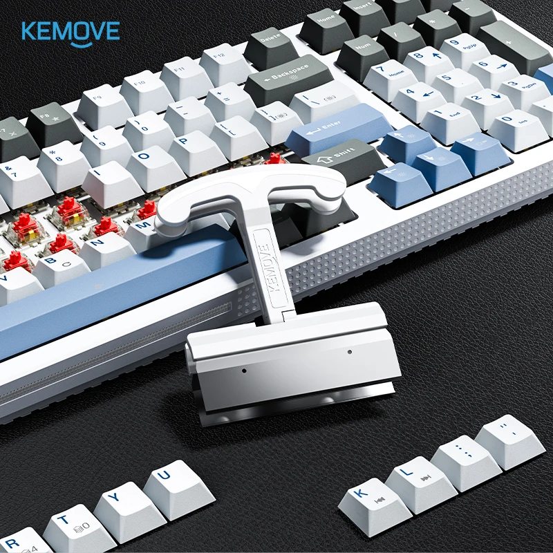 Kemove-Herramienta de extracción de teclas de 4 teclas, tapas de teclas de teclado mecánico, extractor fácil de gran tamaño para teclado mecánico - imagen 2