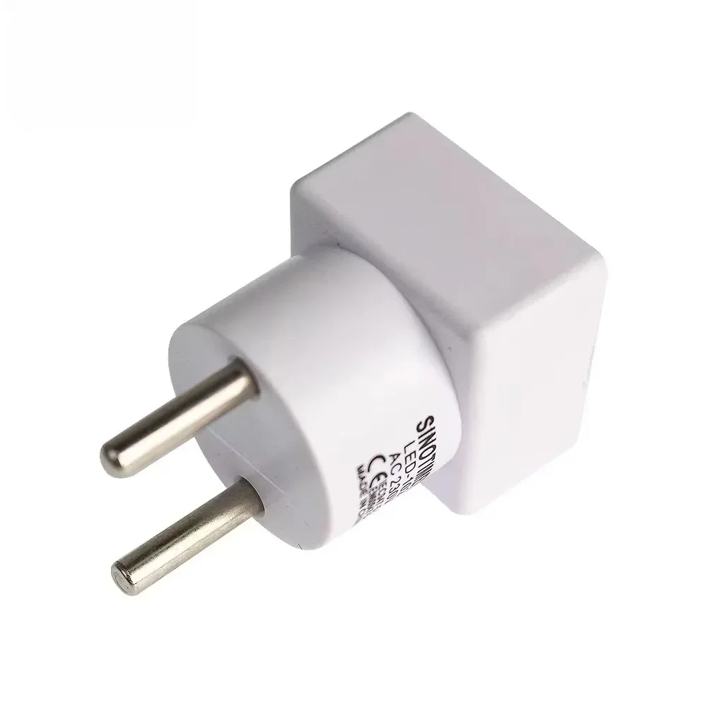 AC 220V 230V Mini voltímetro LED voltímetro Detector Monitor enchufe de la UE pantalla Digital medidor de voltaje indicador voltímetro cuadrado - imagen 4