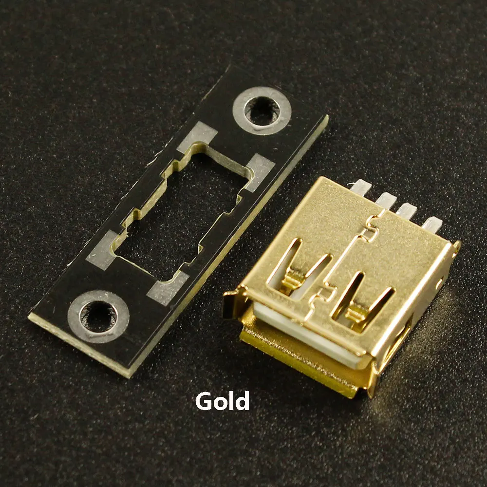 2-10 Uds. Cable de interfaz de Panel de pieza de fijación de cabeza hembra USB Deflector de orejas de cabeza hembra 2,0 Cable de carga de datos - imagen 3