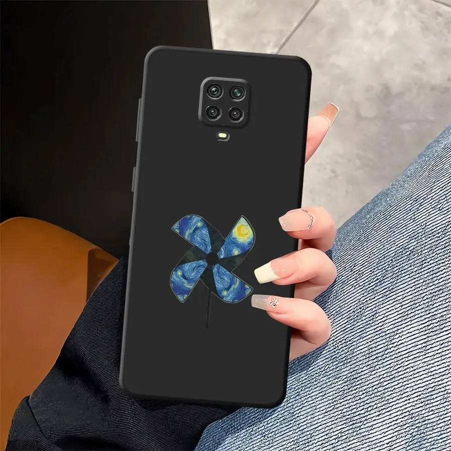 Funda de teléfono suave negra para Xiaomi Redmi Note 10S 11s 9S 7 8 9 10 11 12 Pro 12s 13 14 Pro Plus Van Gogh Creatividad - imagen 4
