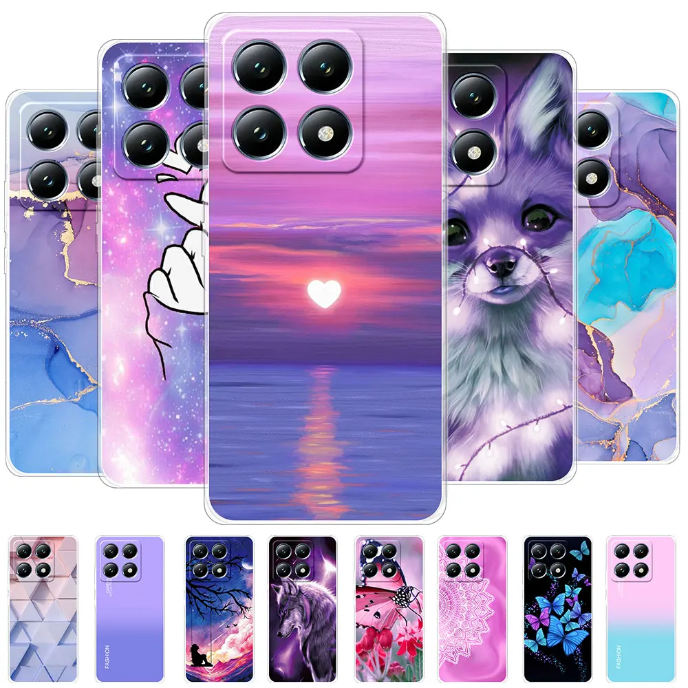 Funda para Xiaomi 14T Pro 5G 2024, carcasa a prueba de golpes, de silicona suave y transparente, Mi14T