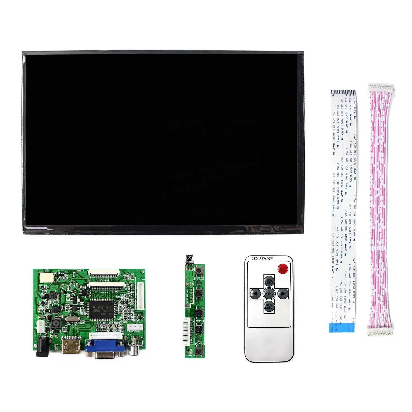 EJ101IA-01G-pantalla LCD de 10,1 pulgadas, 1280x800, HDMI, VGA, 2AV, placa de Control, Monitor LVDS, Panel de 40 pines