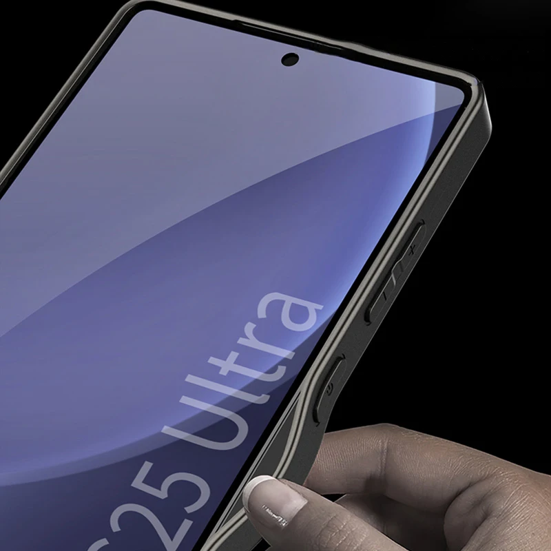 Funda de teléfono esmerilada ultrafina de lujo para Samsung Galaxy S25 S24 S23 Ultra Plus, funda dura mate a prueba de golpes para Galaxy S25Ultra - imagen 4