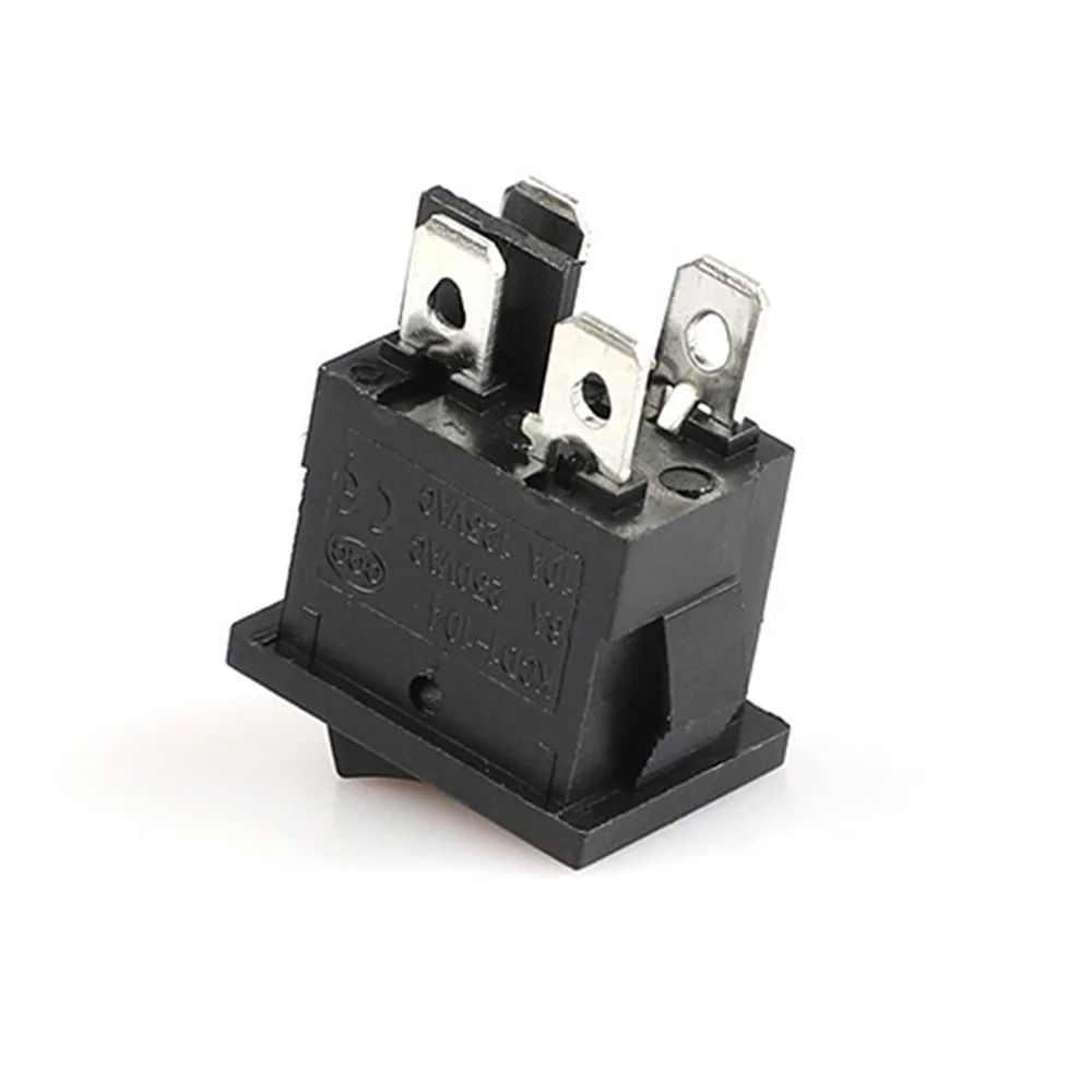 Interruptor piezas tipo barco de 2 velocidades, 10 KCD1-104, 4 pines, 10A/125VAC, fuente de alimentación de drama de TV, 6A/250VAC - imagen 3