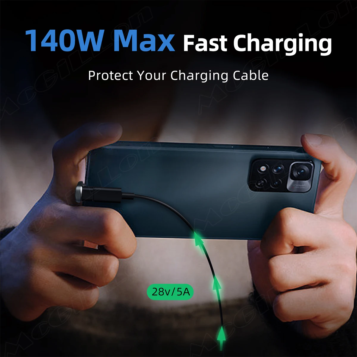 Convertidor USB-C macho a hembra USB-C 3,1/PD 140W adaptador de USB-A a tipo C de carga rápida, para Steam Deck/interruptor ángulo de 180 grados - imagen 2