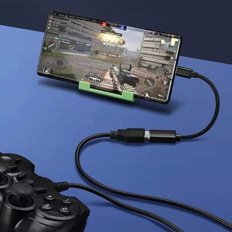 Adaptador de Cable OTG tipo C USB a conector Adaptador tipo C para Xiaomi, Samsung S20, Huawei, convertidor de Cable de datos OTG para MacBook Pro - imagen 2