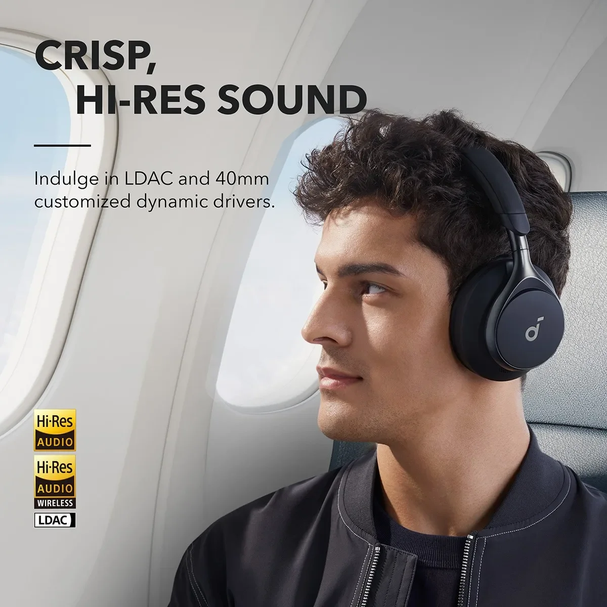 Soundcore by Anker Space One Auriculares con cancelación activa de ruido Auriculares inalámbricos con Bluetooth Auriculares inalámbricos con Bluetooth - imagen 4