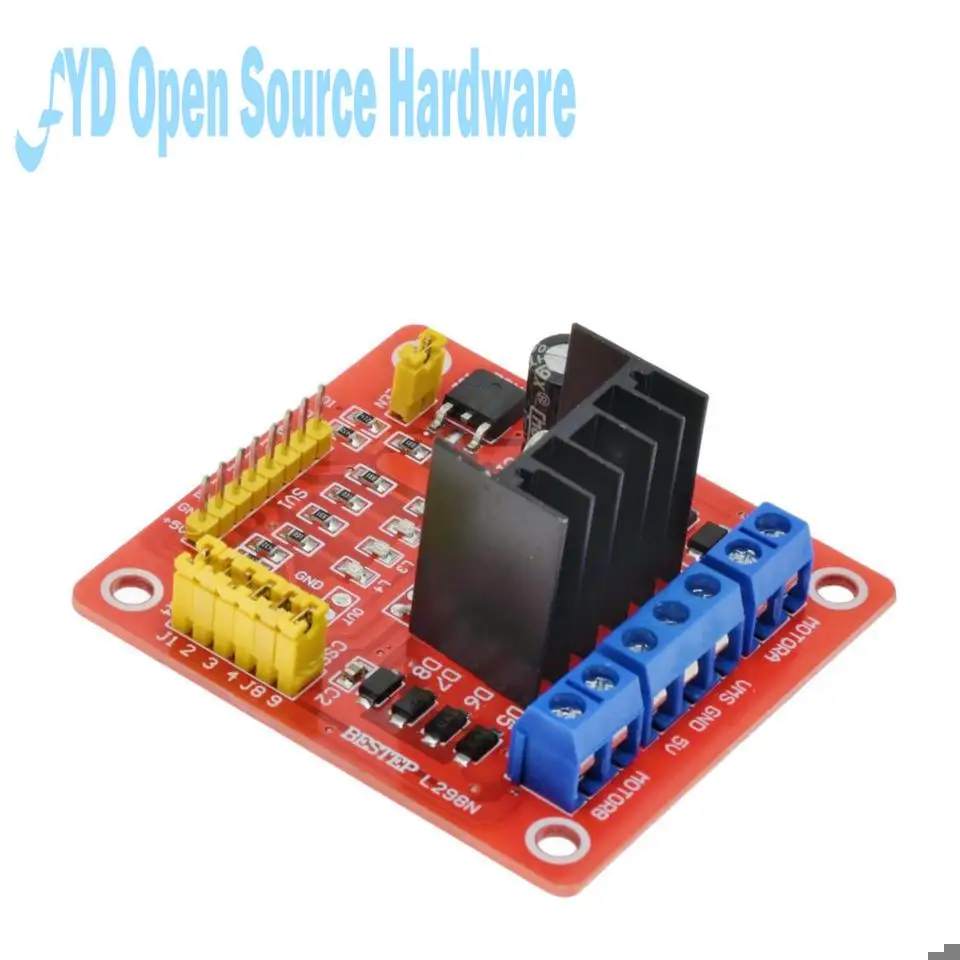 Módulo controlador de motor L298N puente H dual 2A 7-35V con pines de detección de corriente para Arduino Raspberry Pi STM32 - imagen 2