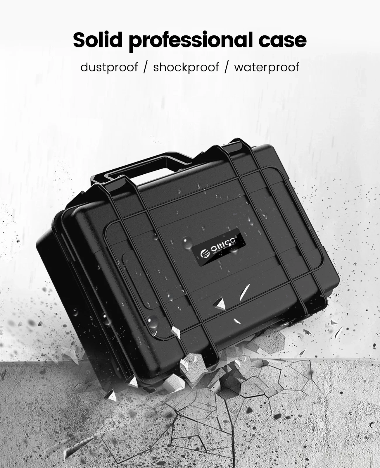 ORICO 20 Bay disco duro de 3,5 pulgadas protección HDD caja de almacenamiento caja externa portátil Multi Bay para exteriores a prueba de polvo a prueba de golpes - imagen 5