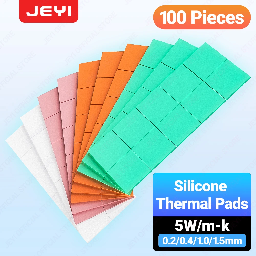 Jeyi 100 Thermal Pad M.2 NVMe - Almohadilla Térmica Silicona Disipación Calor - imagen 2