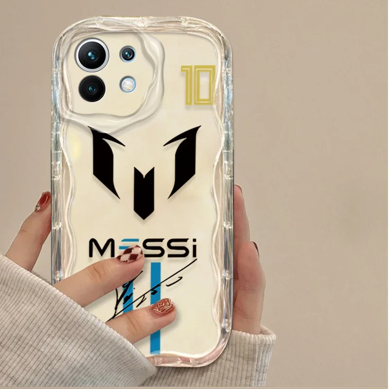 Funda blanda de fútbol C-CR7 Wave para Xiaomi 14T 13T 12T 13 12 11 11i Lite 5G 10T POCO X5 X6 Pro X3 NFC X4 GT F3 F4 F5 F6 M6 M5S C65 - imagen 4