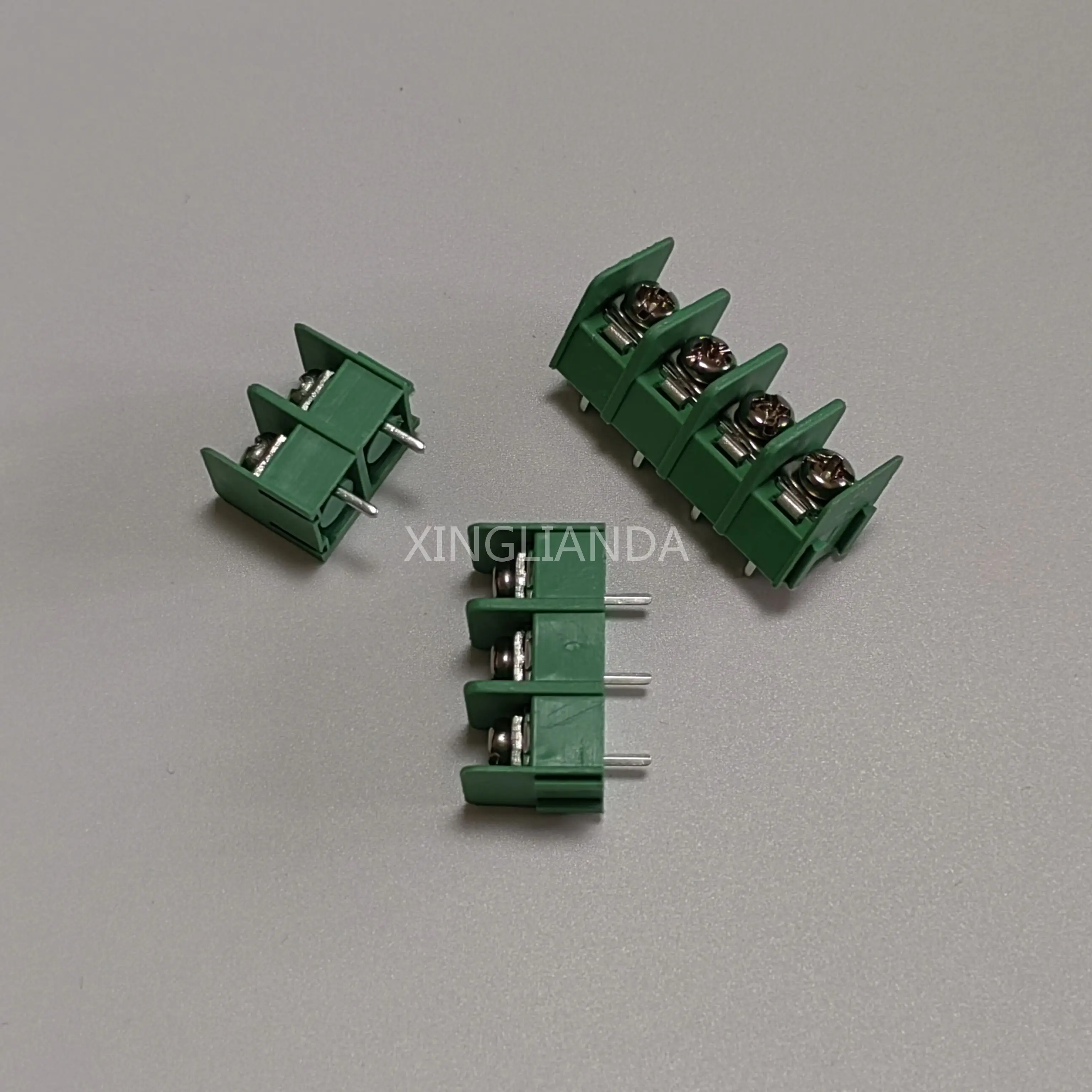 20 piezas conector de bloques de terminales de barrera de paso de 7,62 MM 2/3/4/5/6/7-30PIN KF7620 PIN recto negro protección del medio ambiente - imagen 3